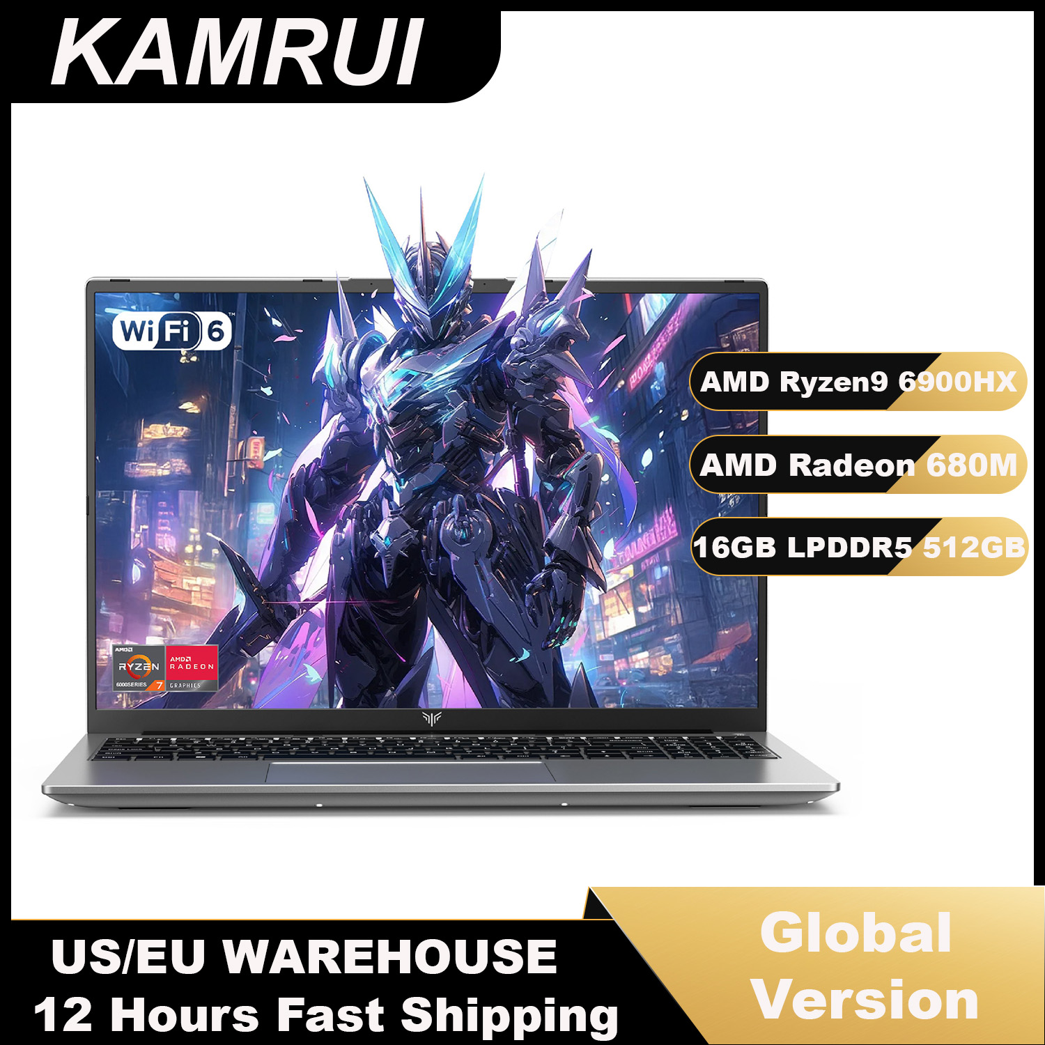 Pc Gaming Msi - KAMRUI 16inch Laptop AMD Ryzen 9