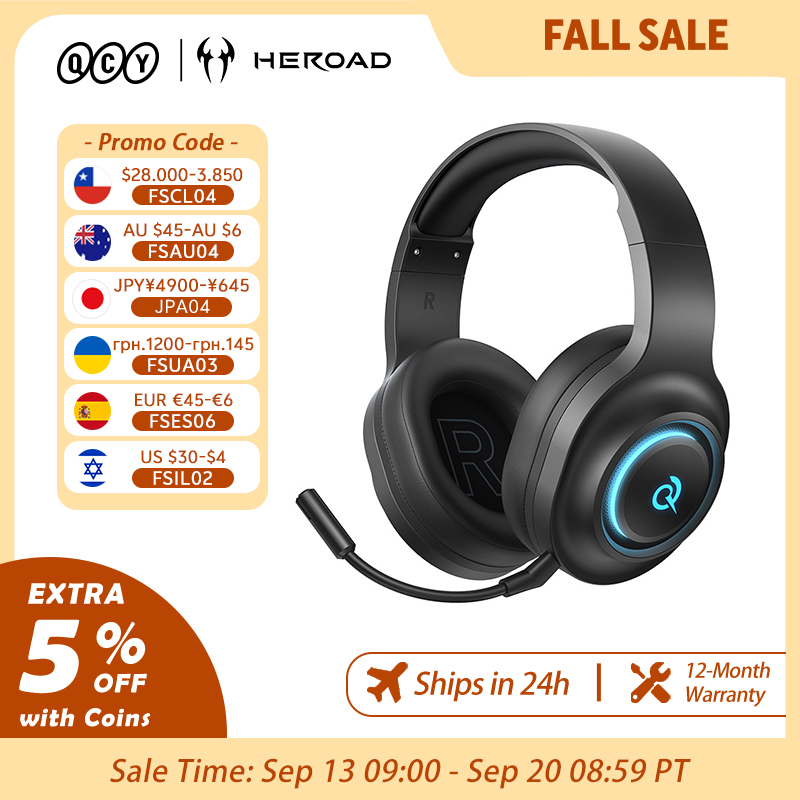 Pc Gaming Gigabyte - QCY Heroad V200 Gaming Headset with