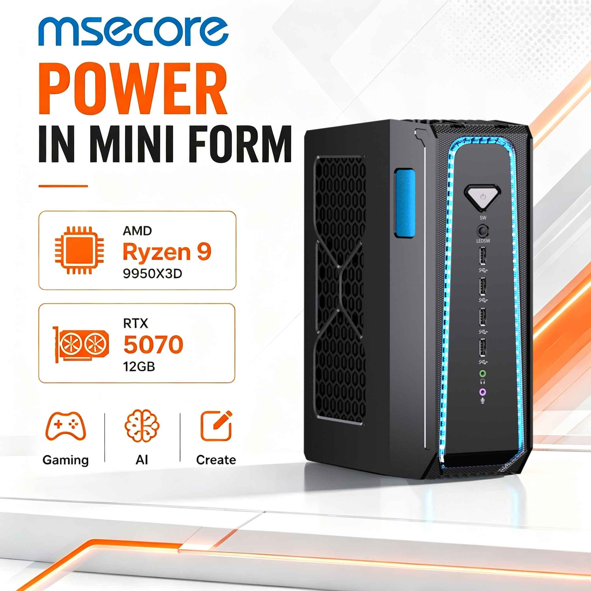 MSECORE Liquid Cooling Gaming  - огляд і ціна Pc Gaming Liquid