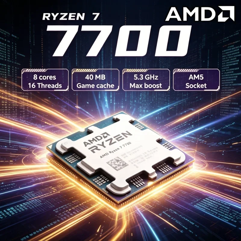 AMD R7 7700 Ryzen 7 7700 Budge - огляд і ціна Pc Gaming Amd Ryzen 7