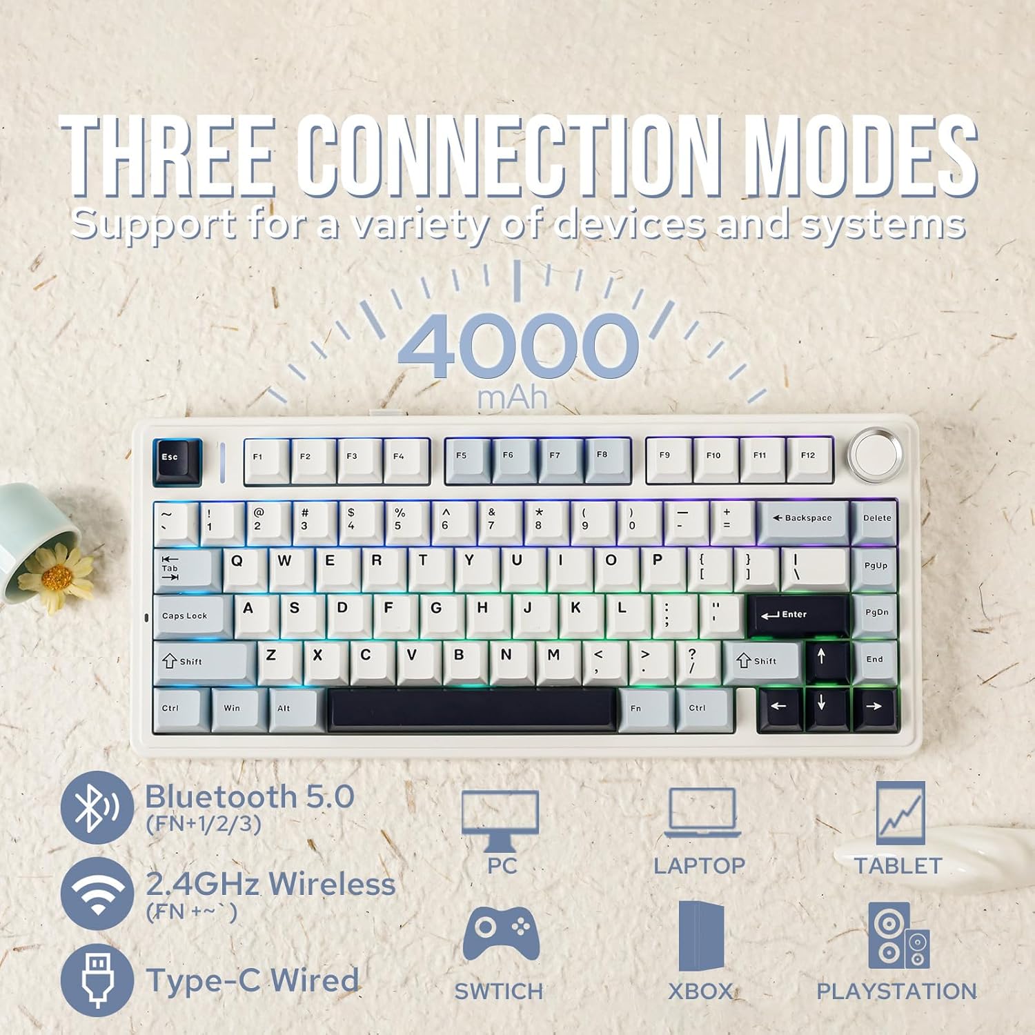 Aula F75 Mechanical Keyboard 7 - огляд і ціна Pc Gaming Gigabyte