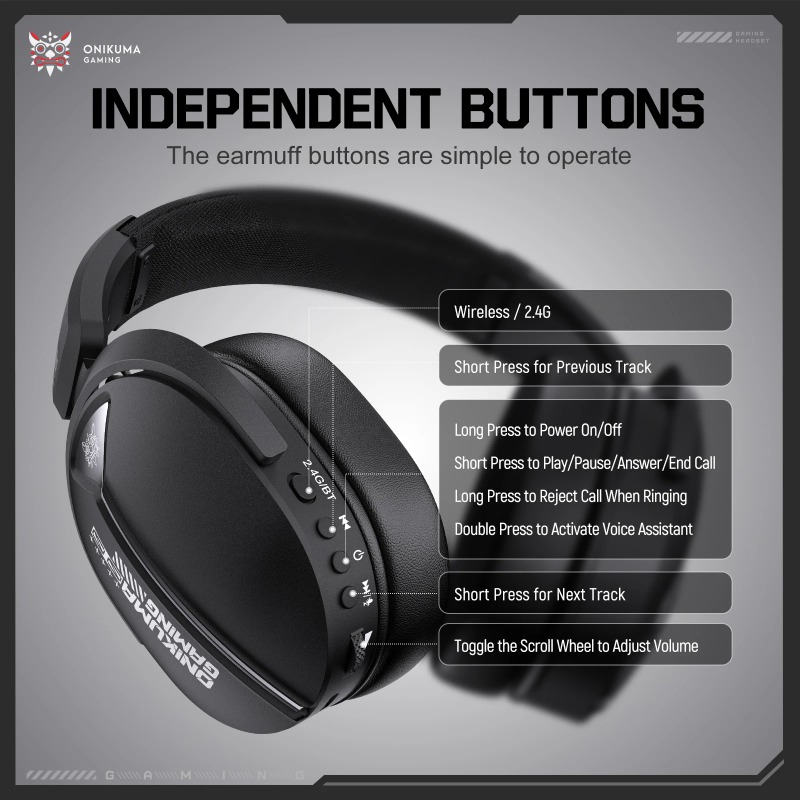 ONIKUMA GT887 Wireless Gaming  - огляд і ціна Pc Gaming Gigabyte