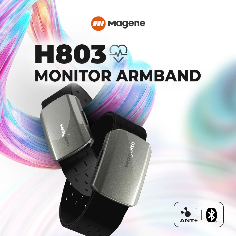 Magene H803 Heart Rate Armband - огляд і ціна Dual Monitor Arm