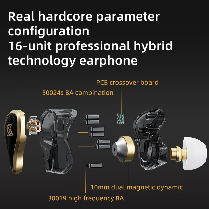 KZ ZAS Metal Wired Earphone 16 - огляд і ціна Pc Gaming Earphones