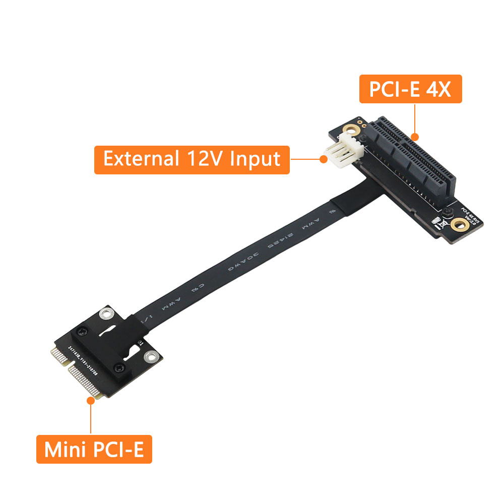 Add On Cards 270 Degree Mini P - огляд і ціна Pcie Riser Cable