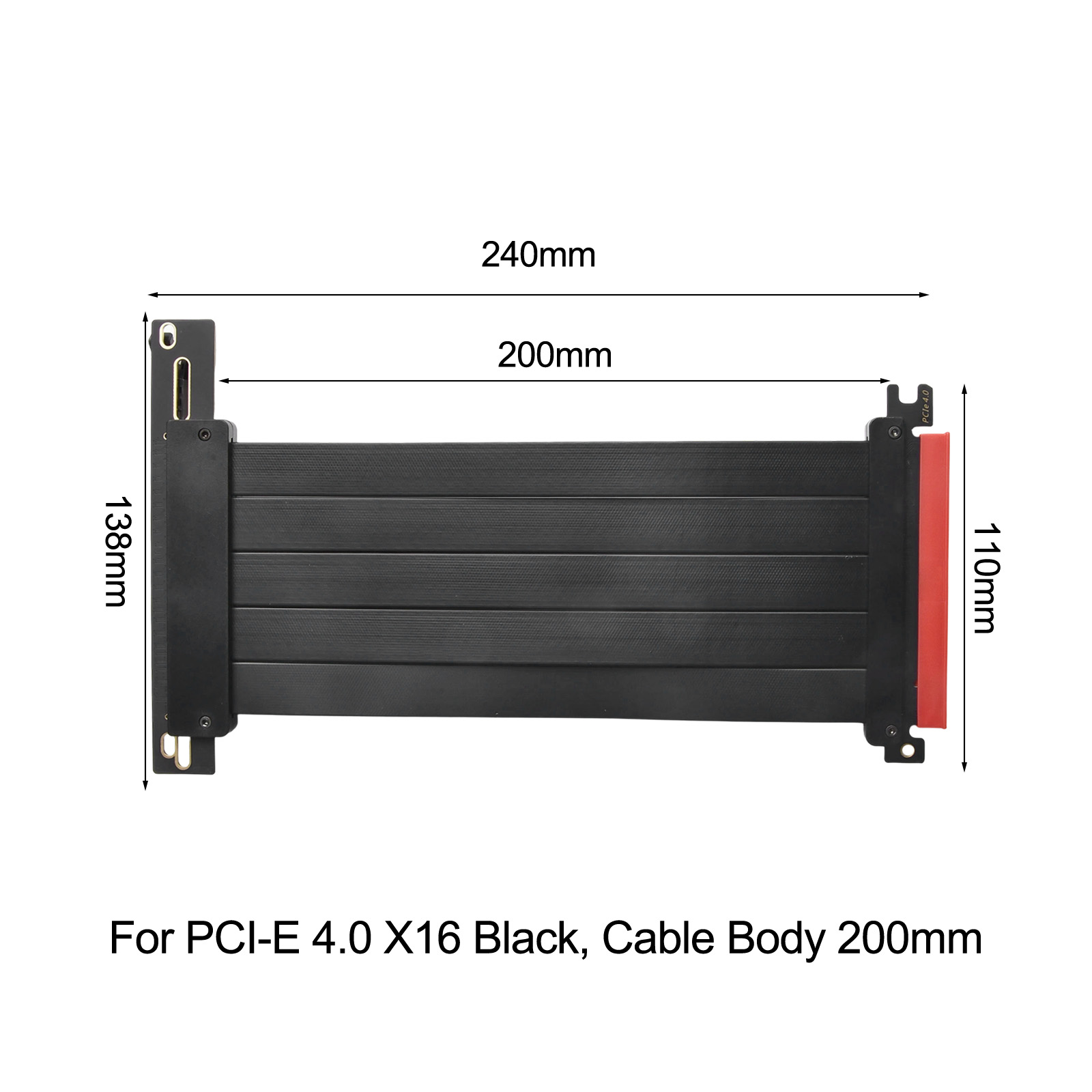 For PCIe 4.0 X16 Riser Cable 2 - огляд і ціна Pcie Riser Cable