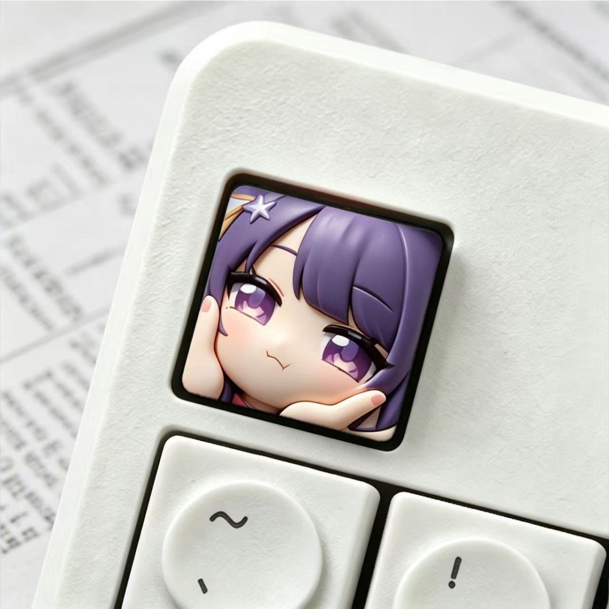 Genshin Impact Raiden Shogun A - огляд і ціна Mechanical Keyboard