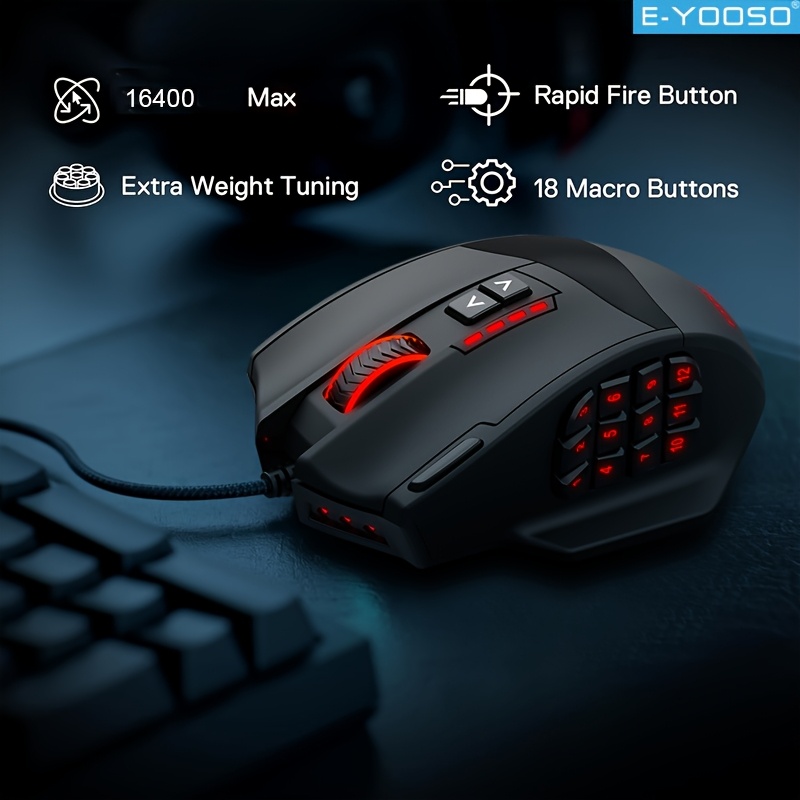 E-YOOSO RGB Wired Gaming Mouse - огляд і ціна Pc Gaming Editing
