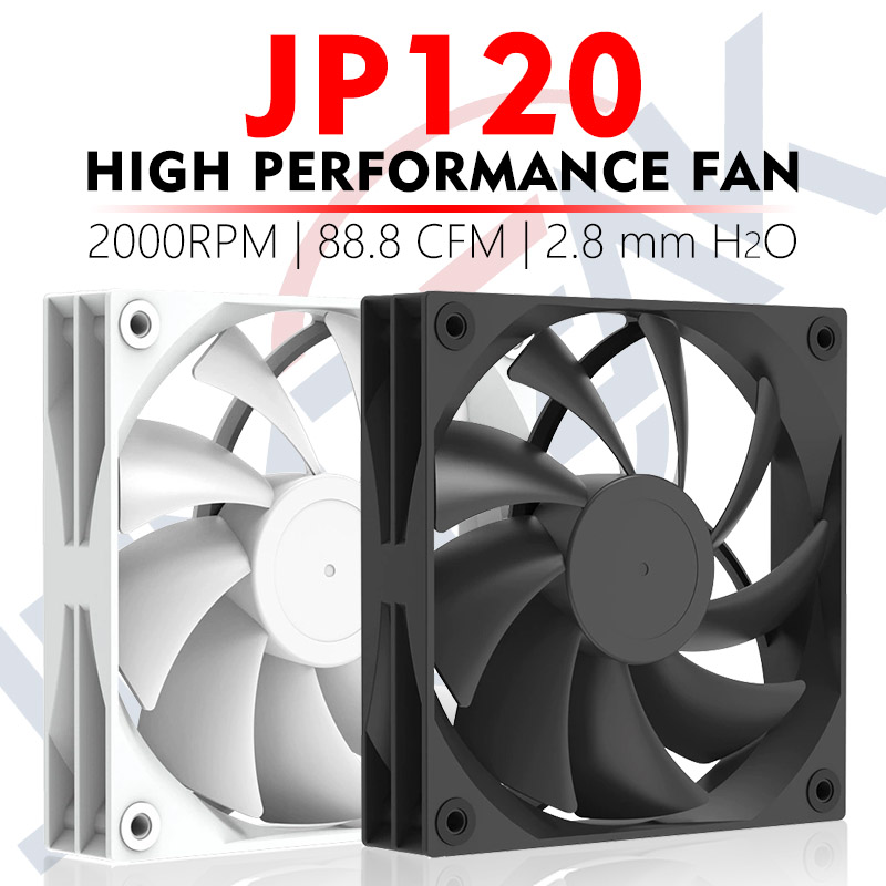 JUMPEAK JP120 120mm Fan 2000RP - огляд і ціна Pc Gaming Liquid