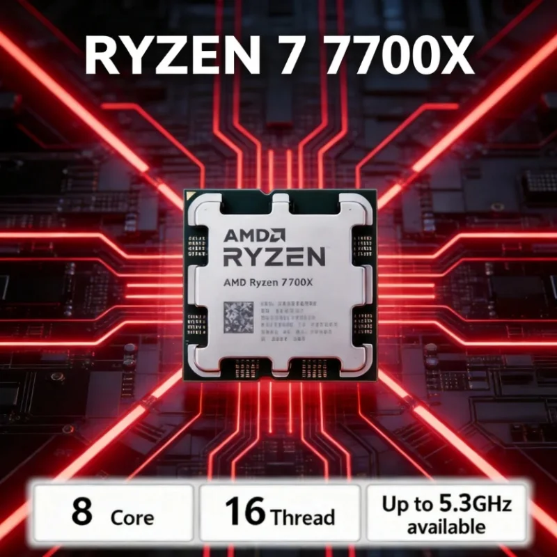 AMD Ryzen 7 7700X R7 7700X 8 C - огляд і ціна Pc Gaming Amd Ryzen 7
