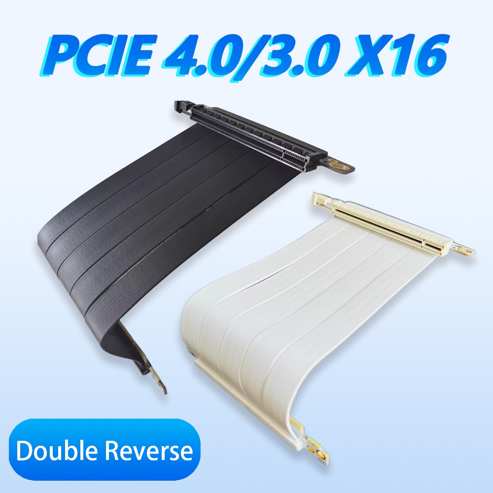 PCIe 4.0 3.0 X16 Double Revers - огляд і ціна Pcie Riser Cable