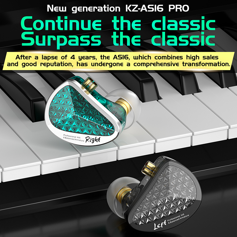 KZ AS16 Pro In Ear Wired Earph - огляд і ціна Pc Gaming Earphones