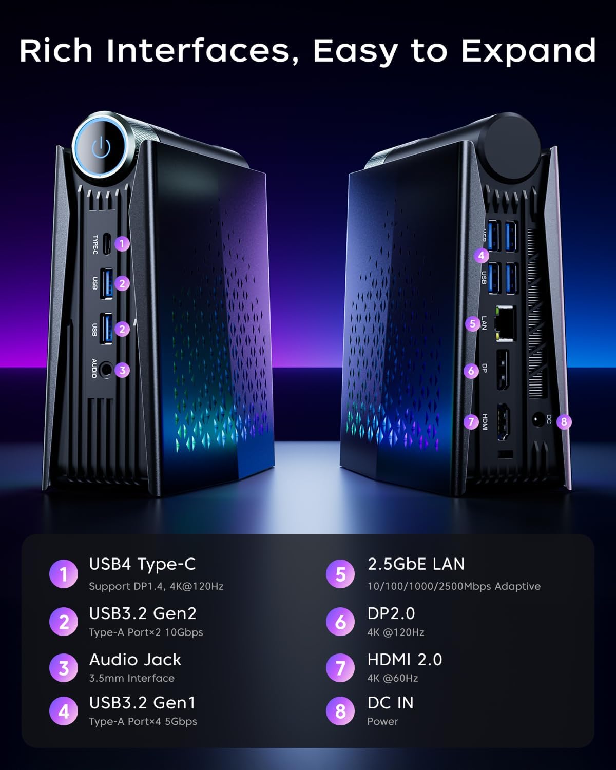 KAMRUI Gaming Mini PC Ryzen 7  - огляд і ціна Pc Gaming Amd Ryzen 7