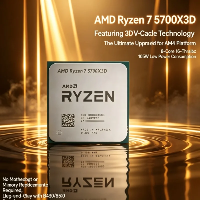 AMD Ryzen 7 5700X3D PC Buildin - огляд і ціна Pc Gaming Amd Ryzen 7