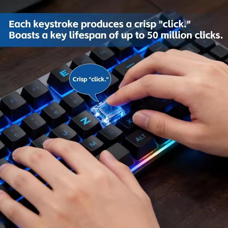 10-30Pcs 3 Pin Blue Red Brown  - огляд і ціна Mechanical Keyboard