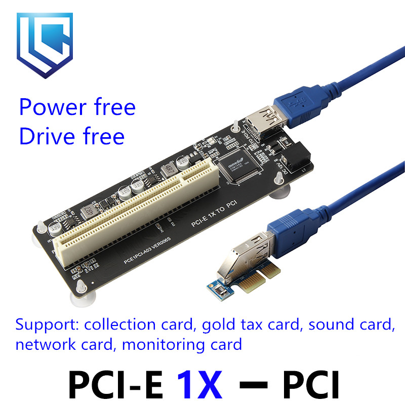 PCI E PCI-E PCI Express X1 to  - огляд і ціна Pcie Riser Cable
