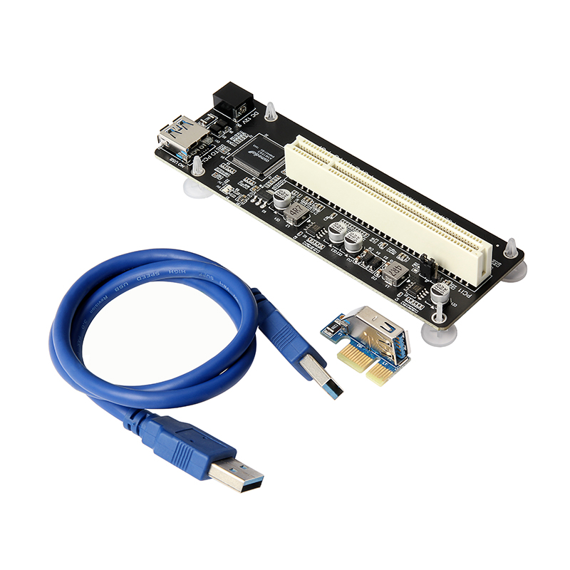 PCI E PCI-E PCI Express X1 to  - огляд і ціна Pcie Riser Cable