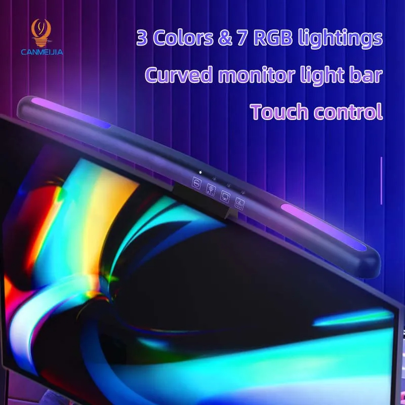 Curved LED Monitor Light Bar U - огляд і ціна Pc Gaming Lounge