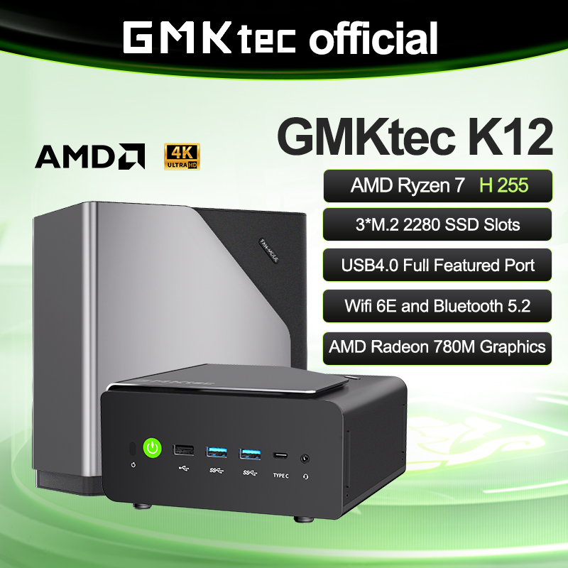 GMKtec K12 Mini PC AMD Ryzen™  - огляд і ціна Pc Gaming Amd Ryzen 7