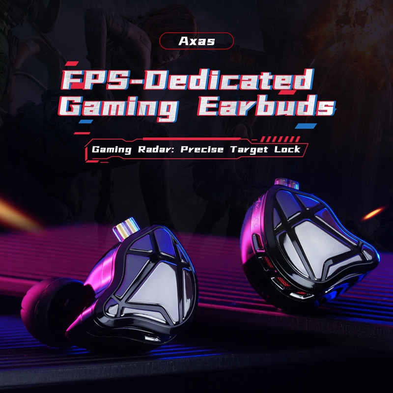  KZ Axas FPS Gaming IEM Headp - огляд і ціна Pc Gaming Earphones